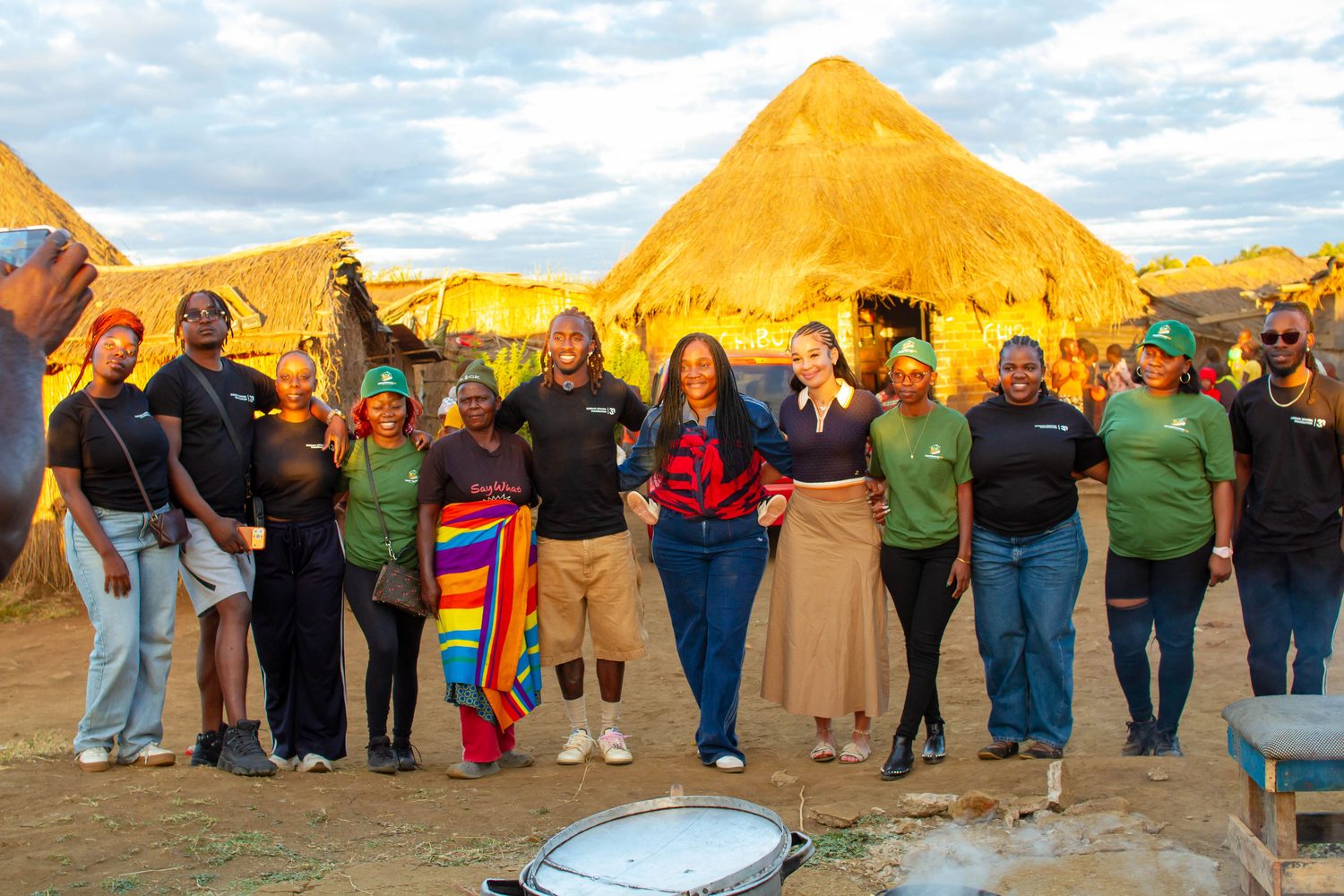 The Jordan Zemura Foundation team in the community